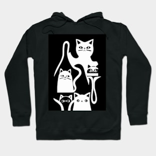 Cats Doodle Hoodie